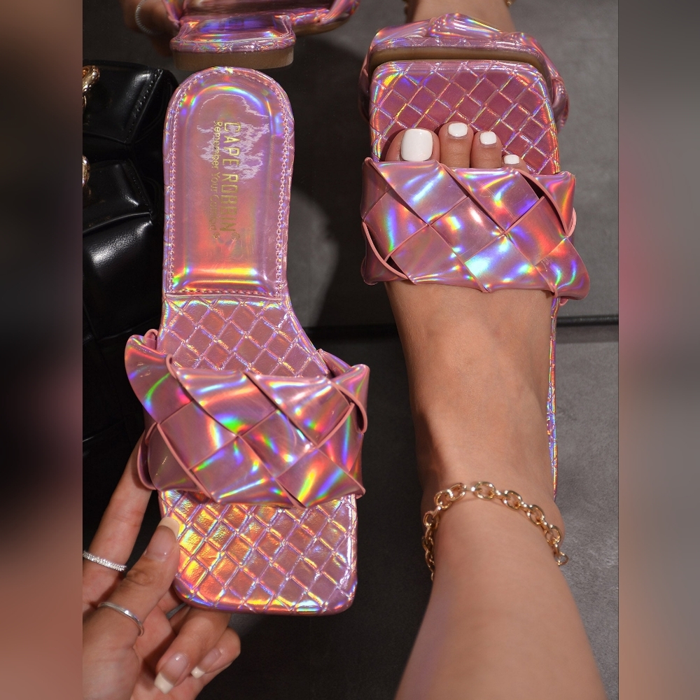 Cape Robbin Metallic sandals